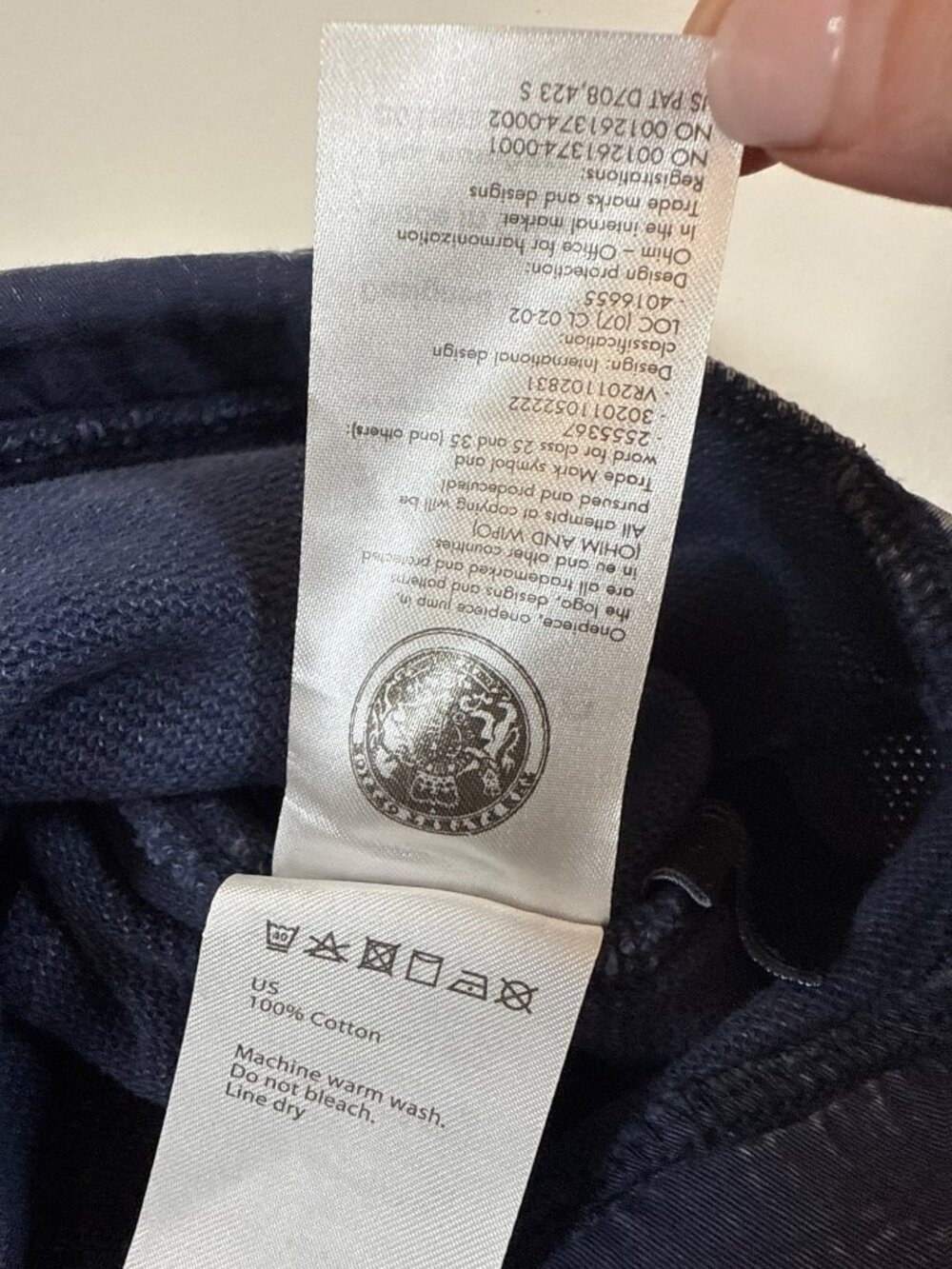 NWT OnePiece Legacy Womens Overalls Indigo Blue Size S Cotton/Polyester (G828) - Picture 14 of 14